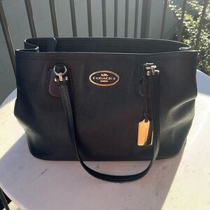 Coach Black Kitt Carryall Purse